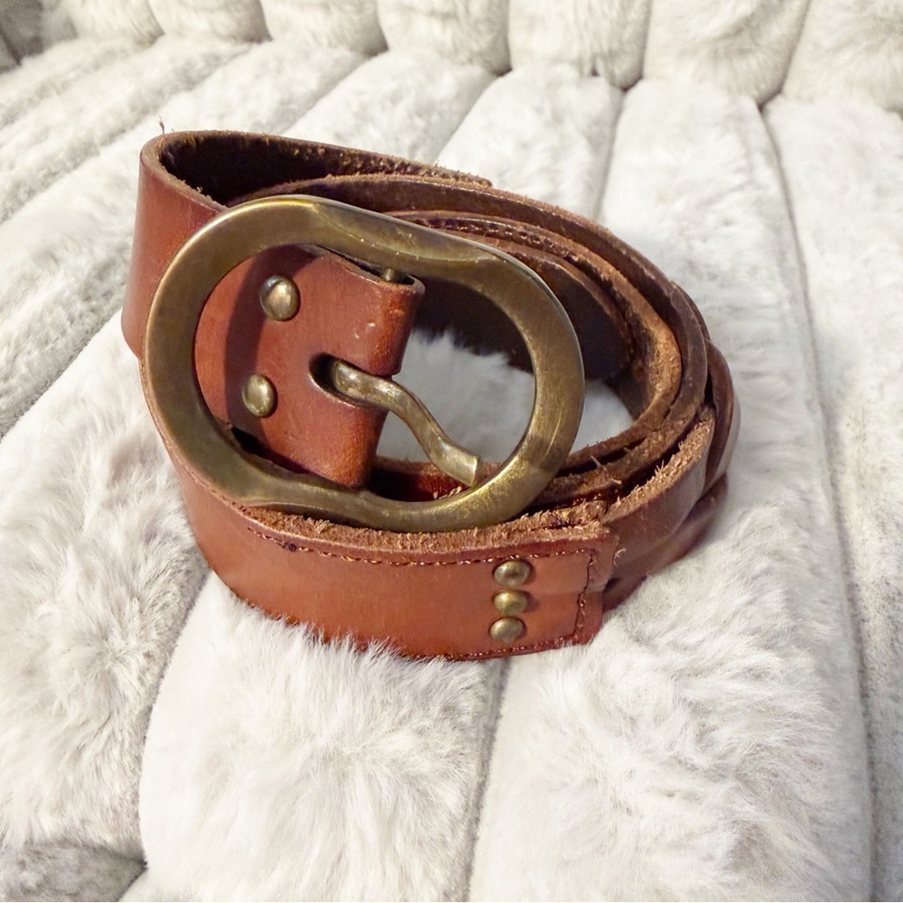 Vintage genuine leather belt.